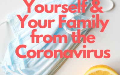What You do Right Now May Protect You and Your Family against the Coronavirus