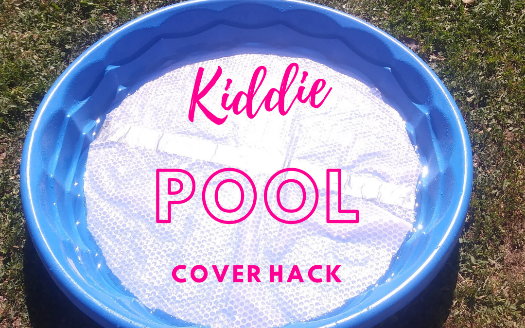 Kiddie Pool Cover made out of Bubble Wrap